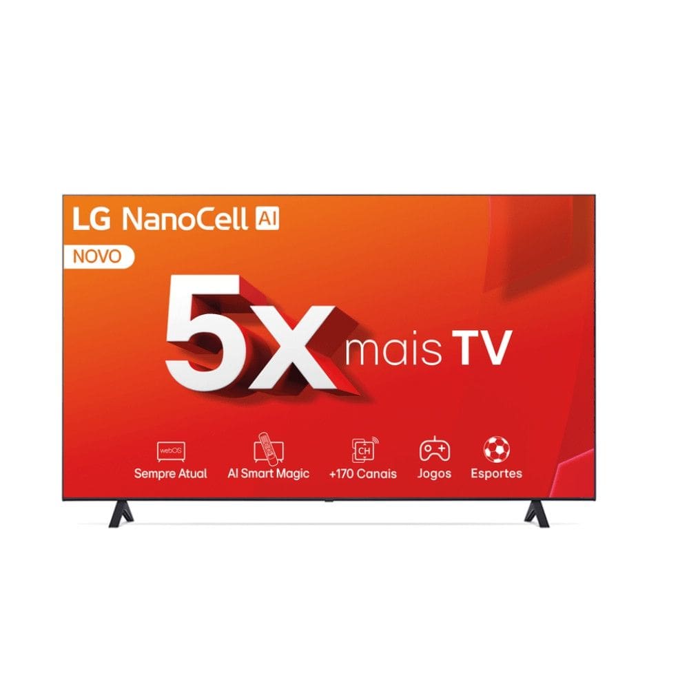 Smart TV LG 86 Polegadas 4K NanoCell 86NANO80TSA