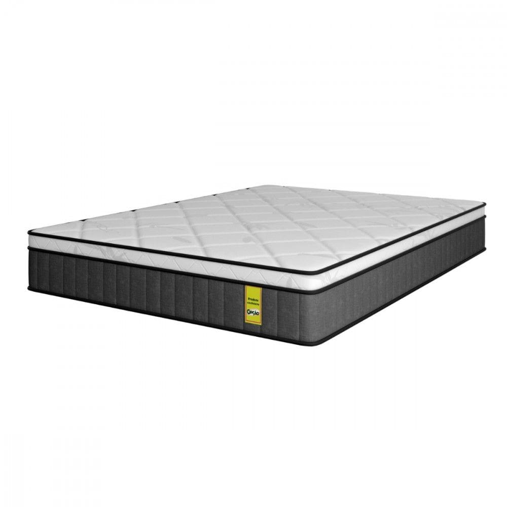 Colchão de Casal 138x188x32 Supreme Firm Mola Ensacada Cinza Apolospuma