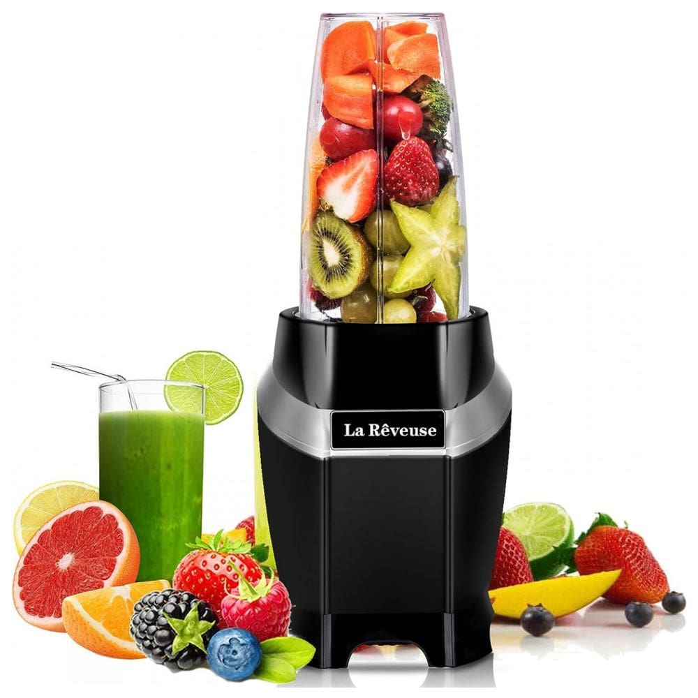 Mini Liquidificador Portátil 700mL com Carregamento USB, 1000W, 110v, LA REVEUSE LARB1803G, Prateado