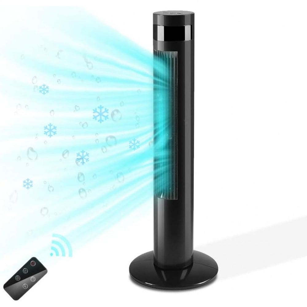 Antarctic Star Ventilador de Torre 3 Velocidades, com Tela LED e Controle Remoto 110V, Branco