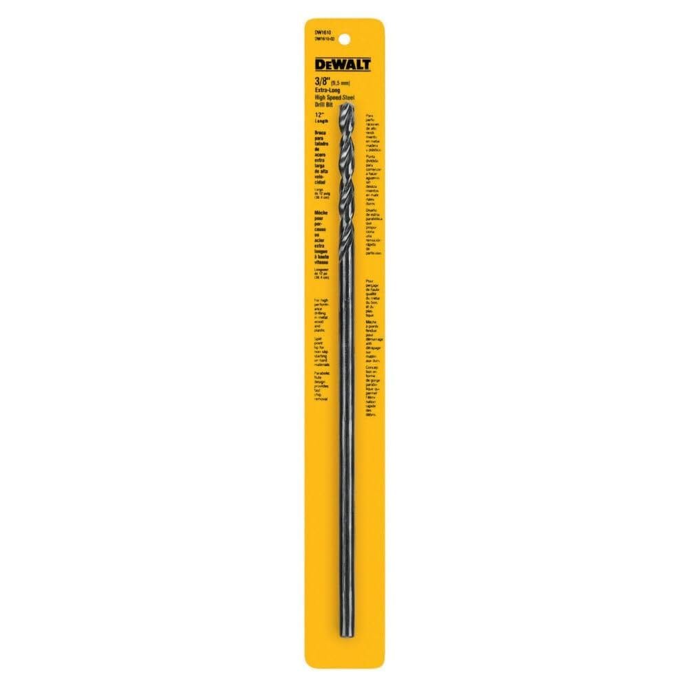 Broca DEWALT Black Oxide 9,5 mm x 30 cm (DW1610)