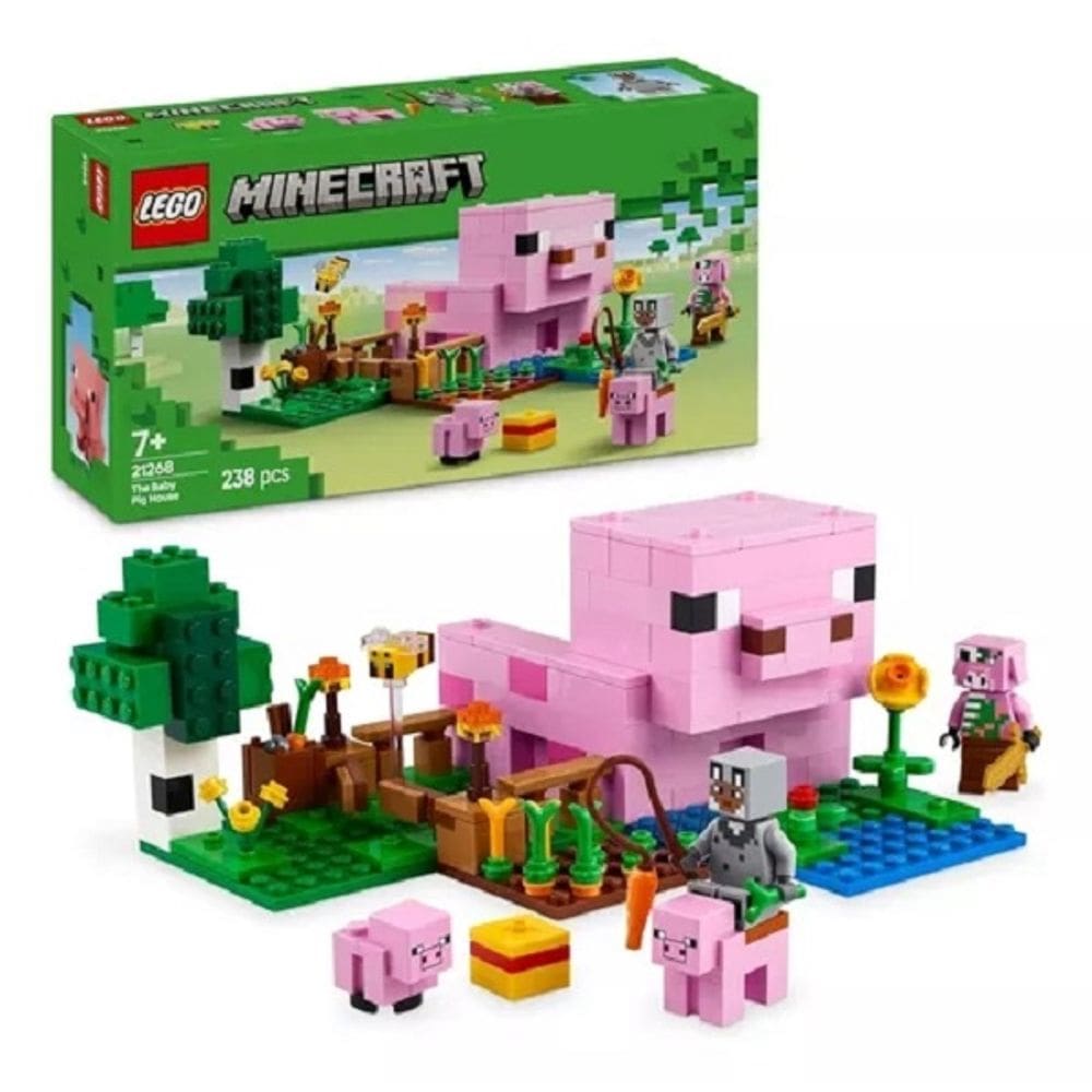 Lego 21268 Minecraft A Casa Porco Bebê – 238 peças