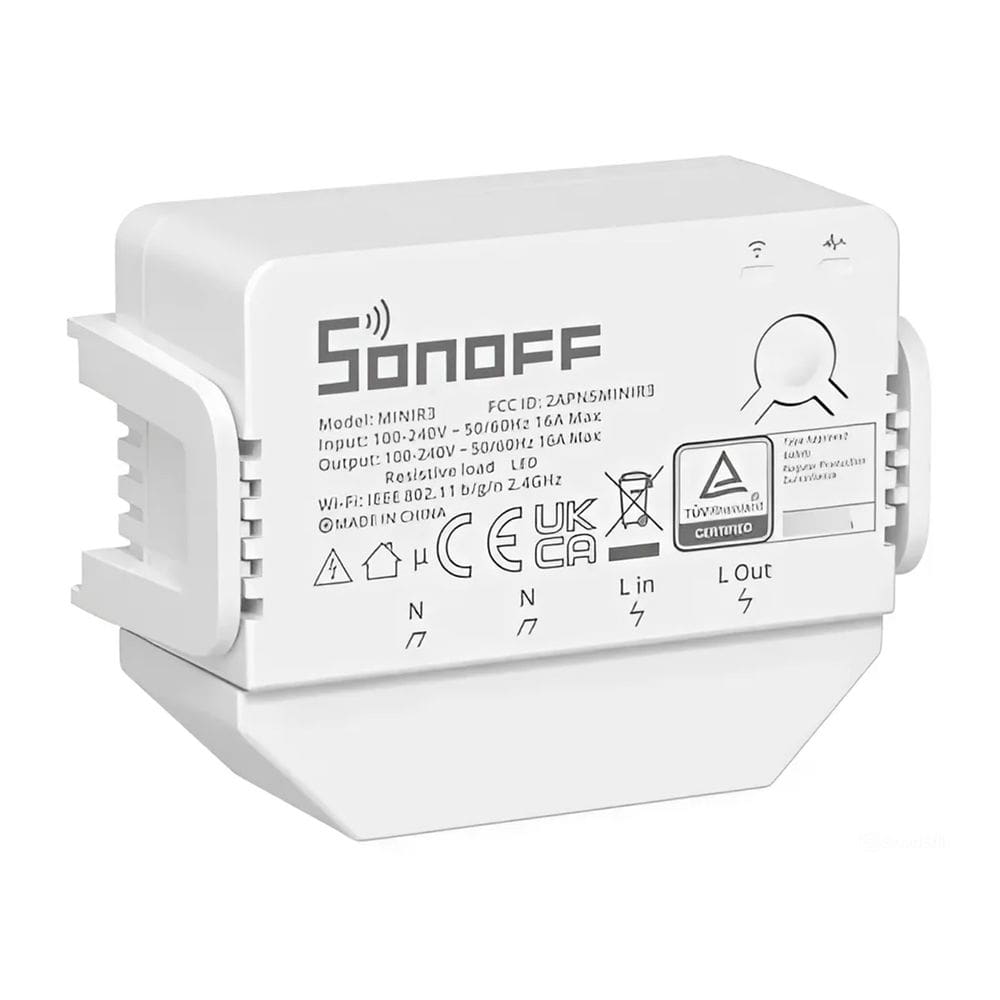 Interruptor Sonoff Inteligente Mini R3 16A Bivolt Branco