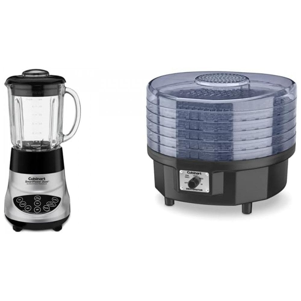 Liquidificador de Bancada BFP703BC e Desidratadora de Alimentos DHR20P1, Cuisinart, Prata