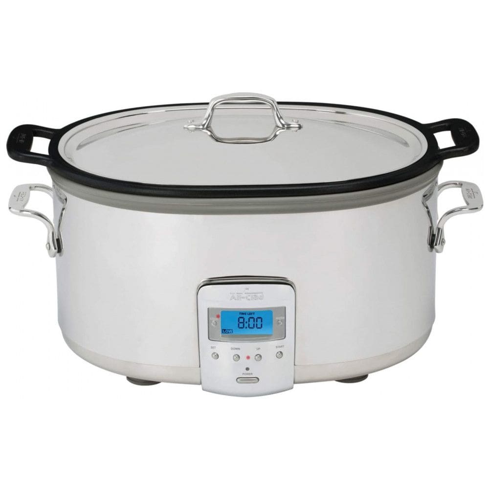 Panela Elétrica Multifuncional 7 Litros em Alumínio com Tela Digital LCD, 220V 210W, All Clad, Branca