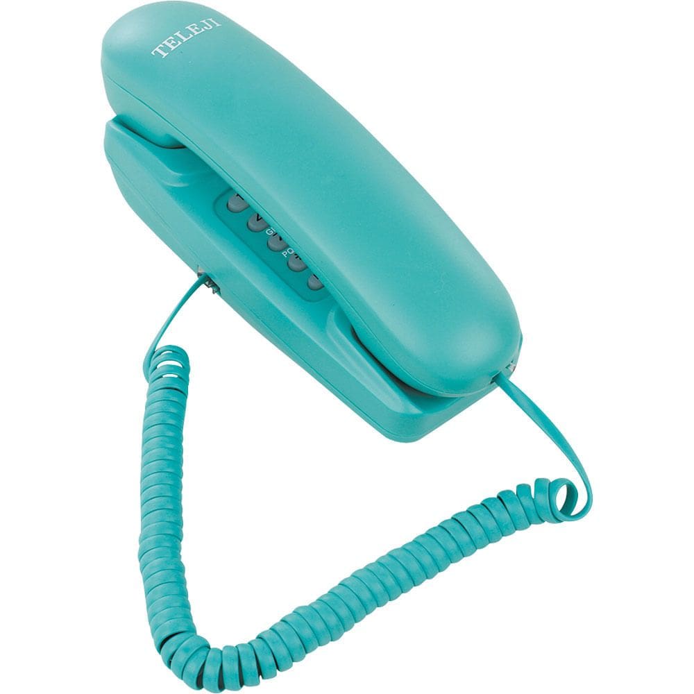 Telefone Gôndola com Bloqueador Colorido KXT3026X Teleji Verde