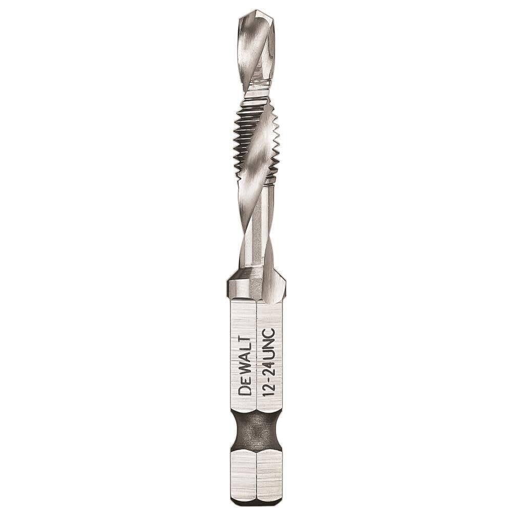 Torneira de perfuração DEWALT DWADTQTR1224 Impact Ready 12-24 UNC 1/4