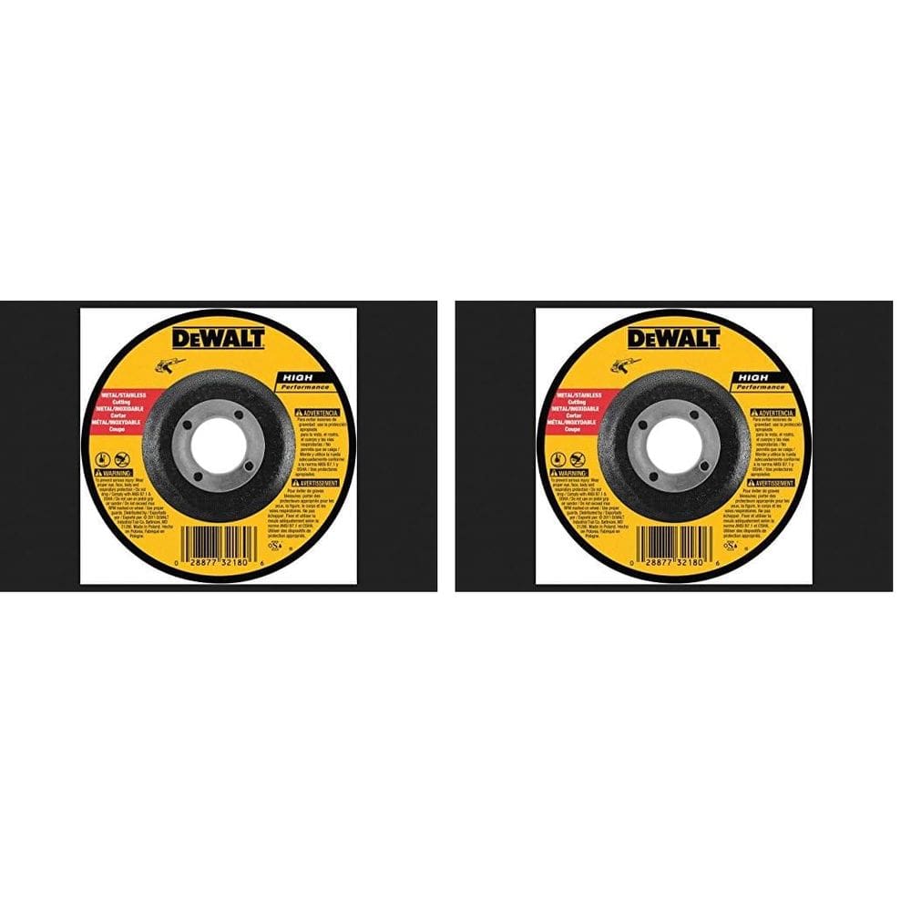 Roda de corte DEWALT DWA4530 T27 para metal 4x1,1x1,6 cm (pacote com 2)