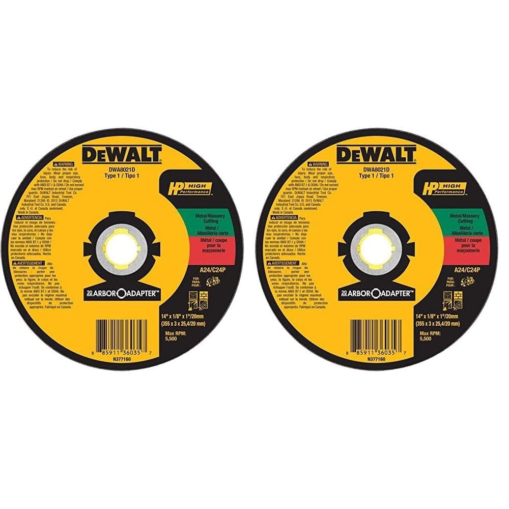 Rebolo DEWALT DWA8021D 20mm para tubo dúctil (pacote com 2)