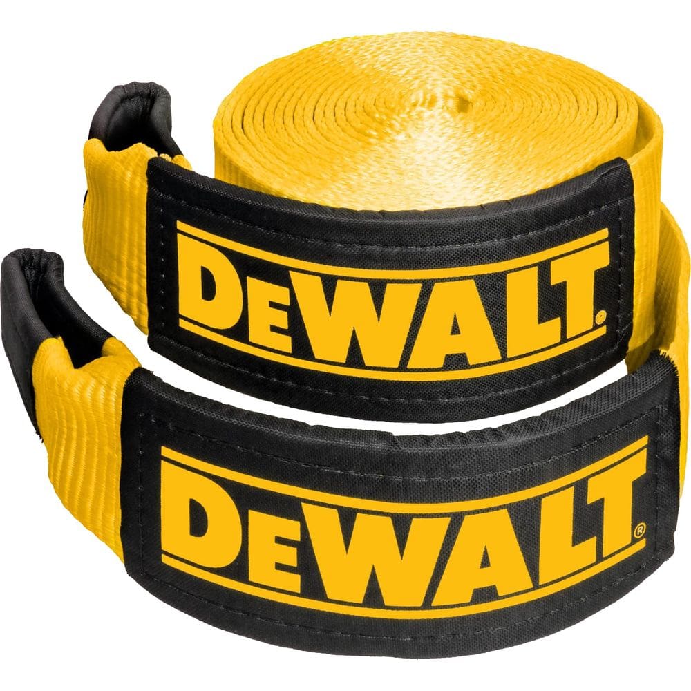 Correia de reboque de recuperação DEWALT DXBC40000 preta/amarela 4 x 9m