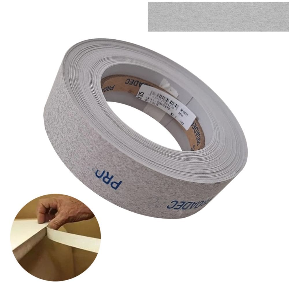 Fita De Borda PVC Concreto 22mm X 20m Proadec