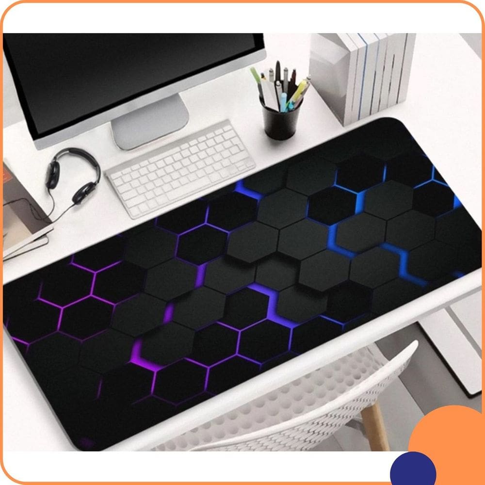 Mouse Pad Gamer Grande 30x80cm Impermeável Antiderrapante