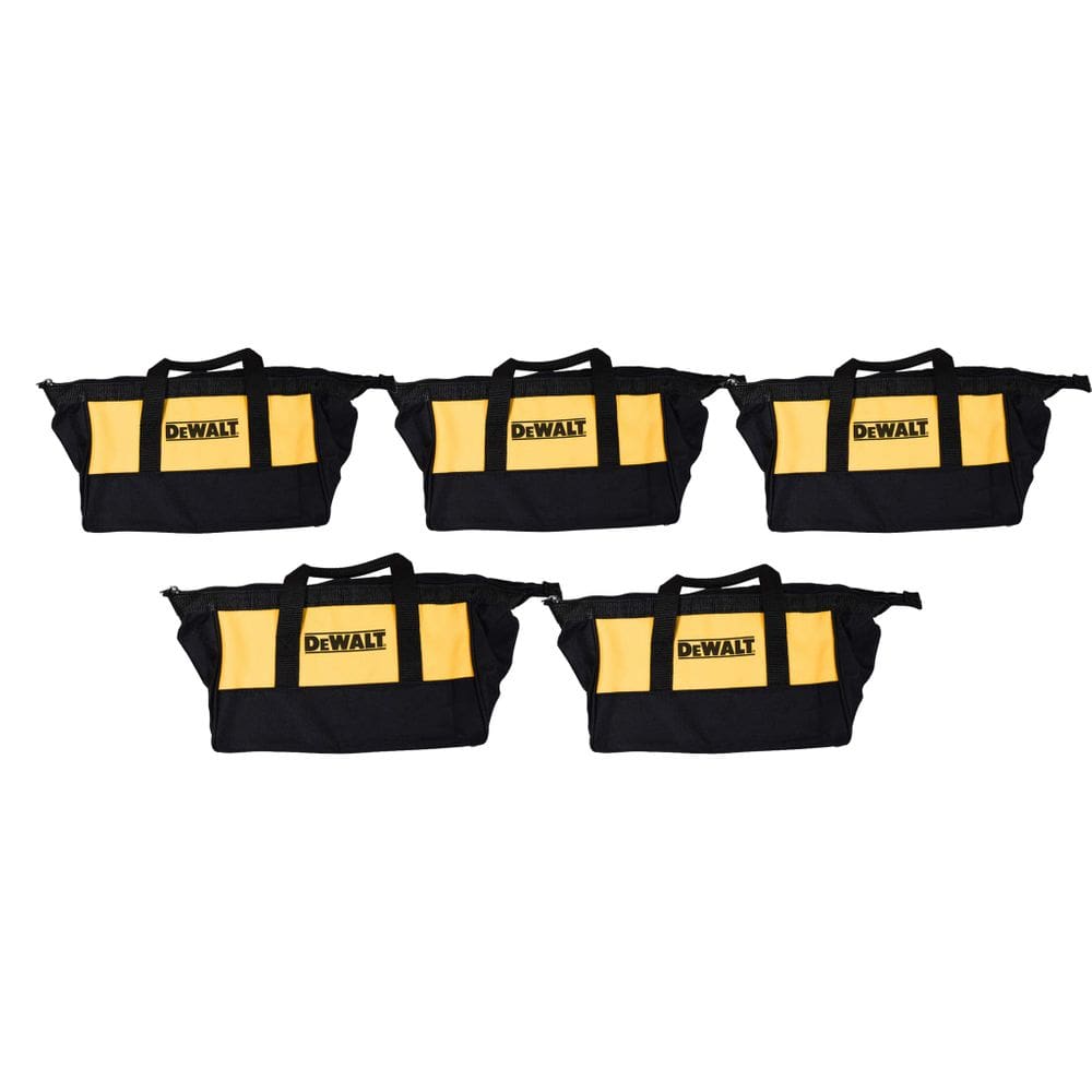 Bolsa de ferramentas DEWALT 11 amarela e preta para ferramentas pequenas
