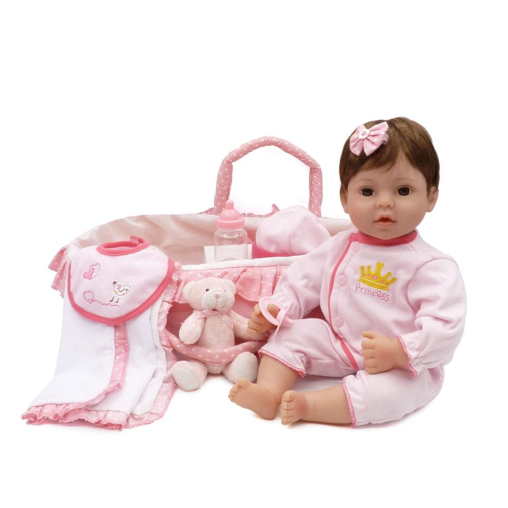 Boneca Reborn CHAREX Reborn 45 cm, feita à mão, menina realista