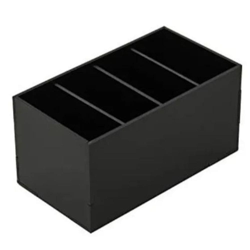 Suporte Porta Controle Remoto Acrílico Preto