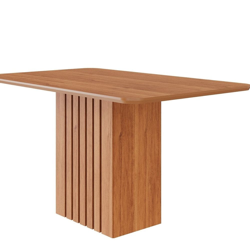 Mesa para Sala de Jantar Ana 130 Cm sem Vidro Cinamomo