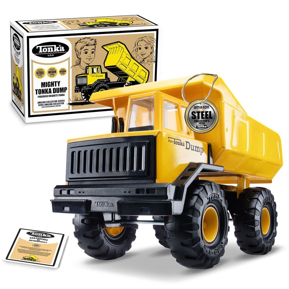 Caminhão basculante Tonka Retro Mighty Edição de Colecionador Kids 3+