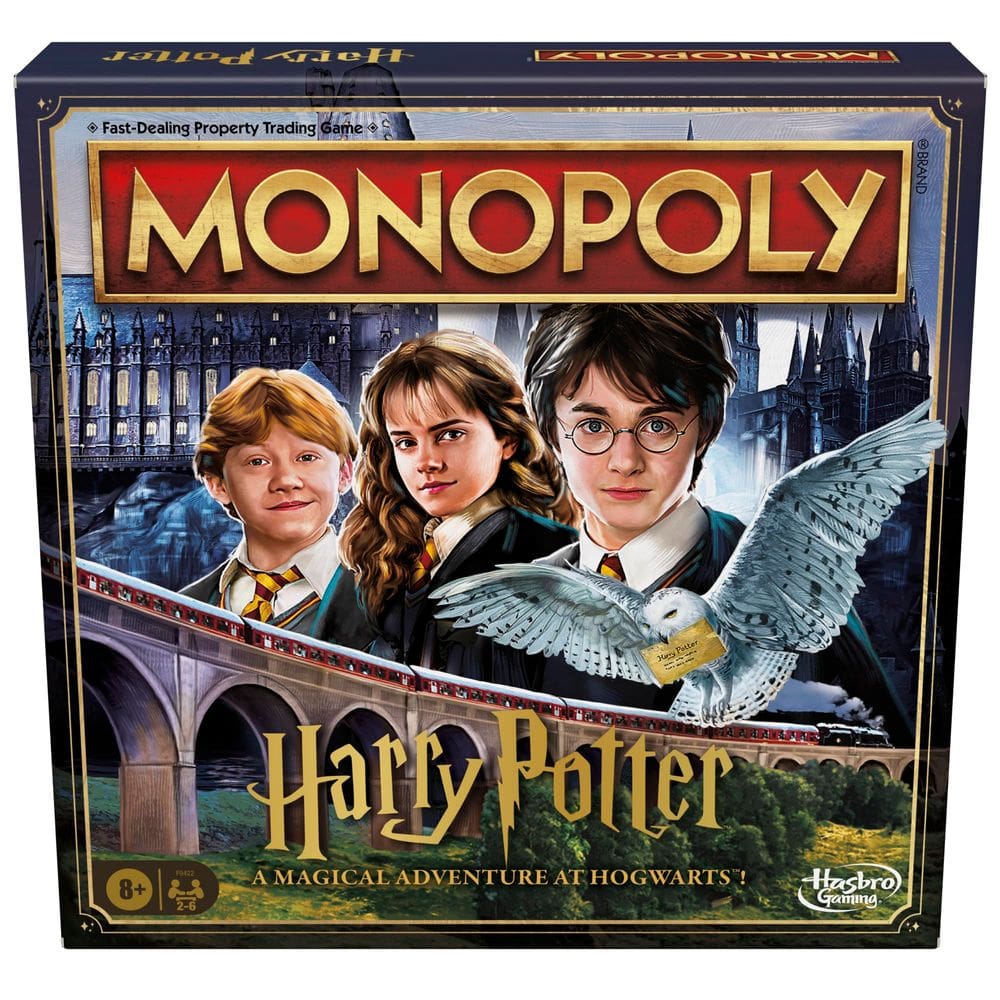 Jogo de tabuleiro Monopoly HARRY POTTER Edition Hogwarts Theme