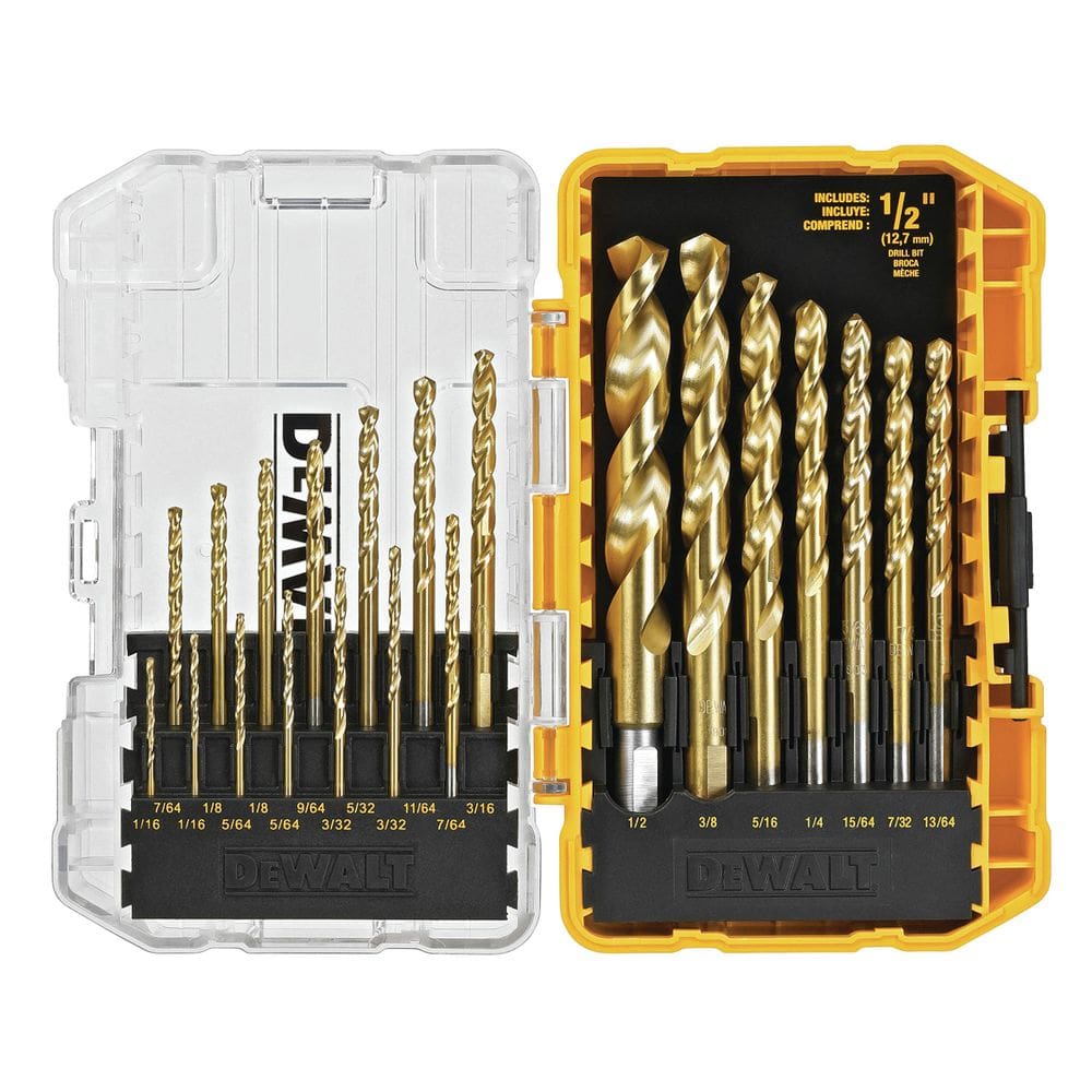 Conjunto de brocas DEWALT de nitreto de titânio de 21 peças (DW1342)