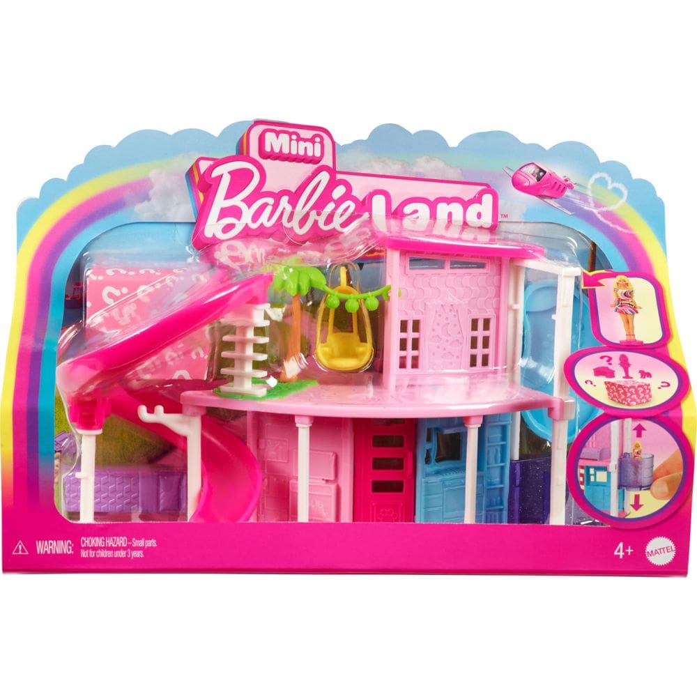 Conjunto de casas de bonecas Barbie Mini BarbieLand com Dreamhouse & Acces.