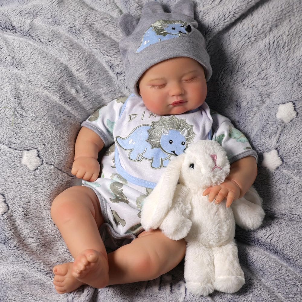 Reborn Baby Doll BABESIDE Lifelike 50 cm em vinil de corpo inteiro