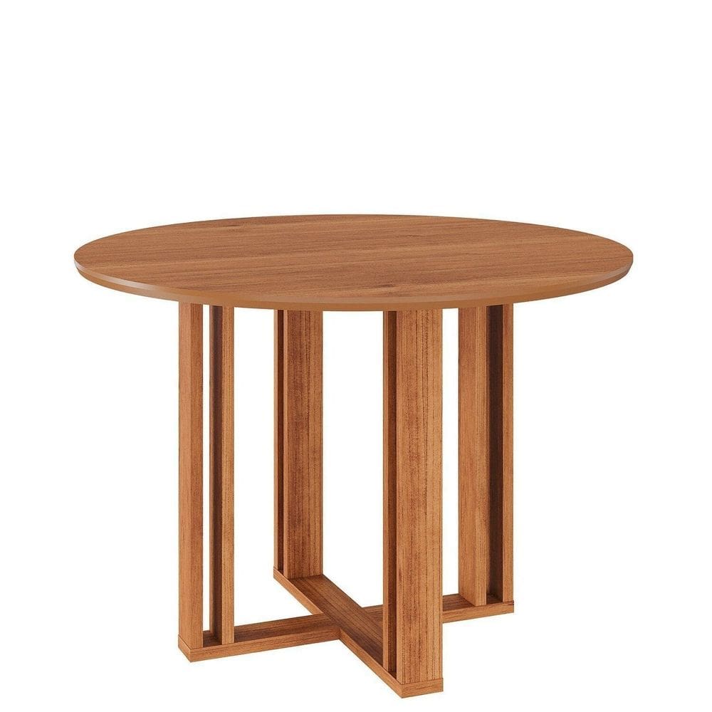 Mesa para Sala de Jantar Flora Redonda 1,09 Cinamomo