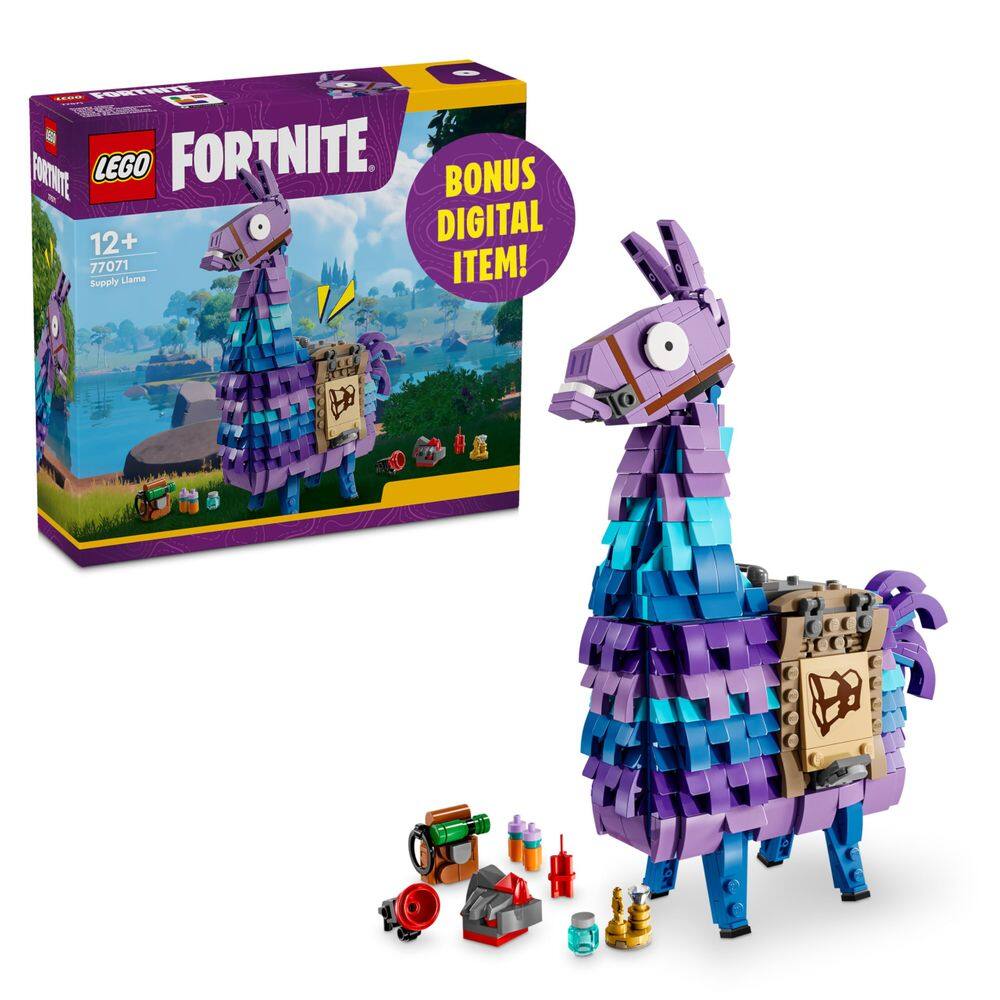 Conjunto de construção LEGO Fortnite Supply Llama Kids 12+ Years