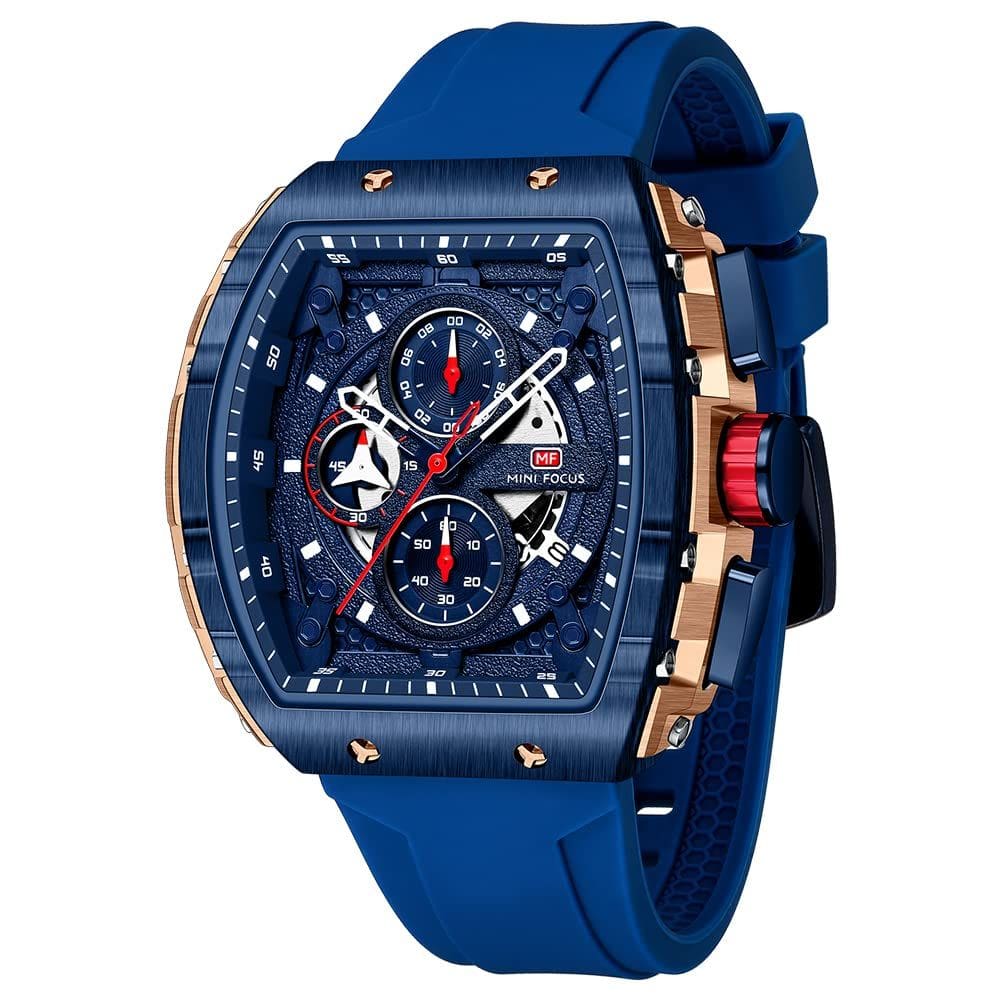 Relógio MF MINI FOCUS Fashion Sport Chronograph à prova d`água para homens