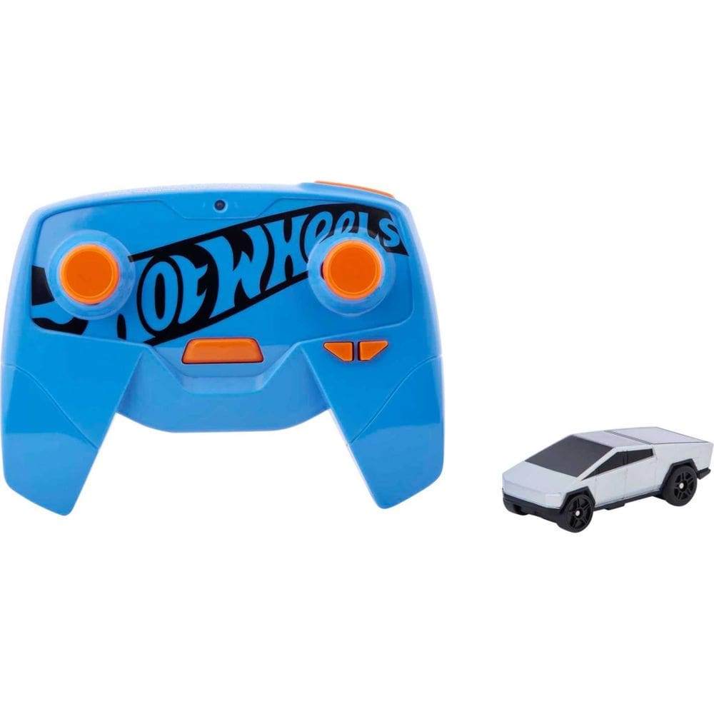Carro de brinquedo Hot Wheels RC Tesla Cybertruck 1:64 com controlador