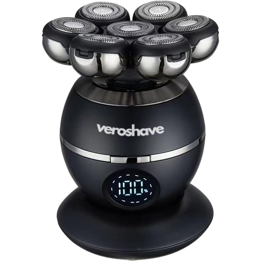 Barbeador de cabeça careca VEROSHAVE 7-Blade sem fio para homens