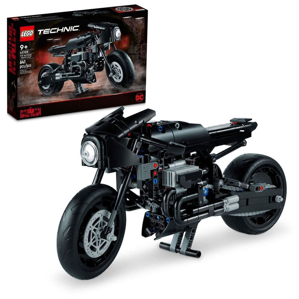 Kit de construção LEGO Technic The Batman BATCYCLE 42155 2022