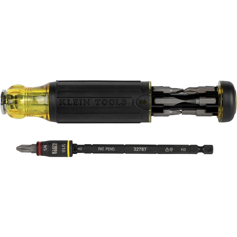 Chave de fenda Klein Tools 32304 14 em 1 ajustável com soquete giratório