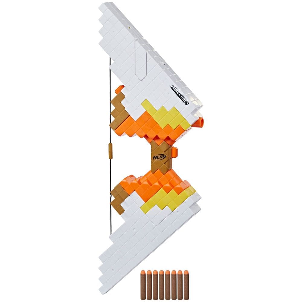 Blaster Bow Nerf Minecraft Sabrewing motorizado com 8 dardos