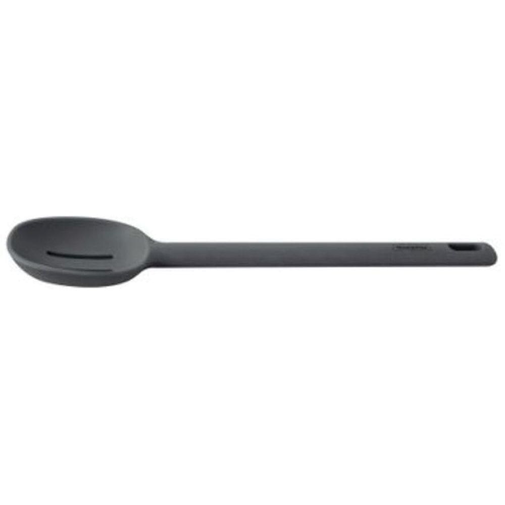 Colher De Servir Perfurada Tramontina Moldê Silicone Cinza
