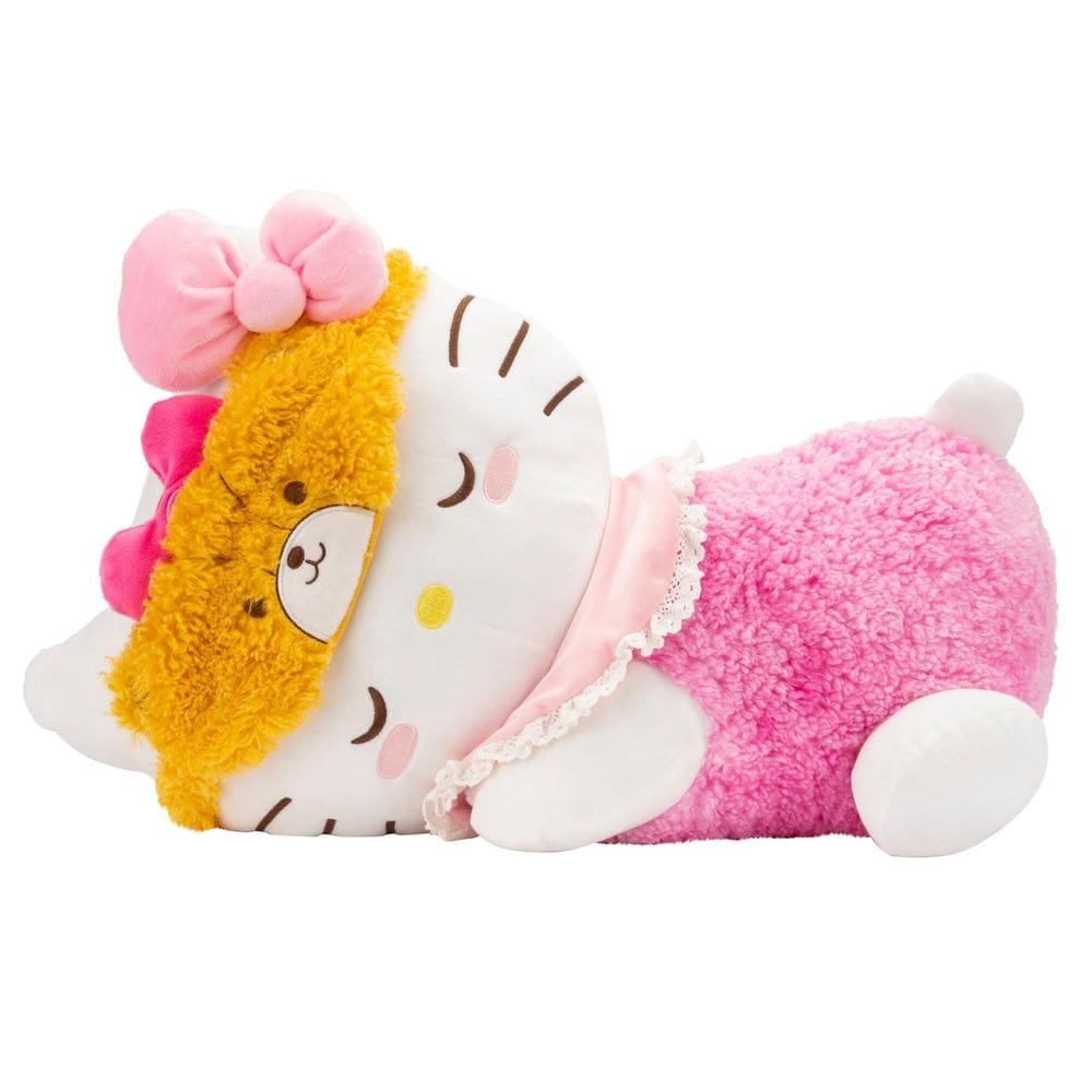 Brinquedo de pelúcia Hello Kitty Sleeping 45 cm com pijama Tie-Dye