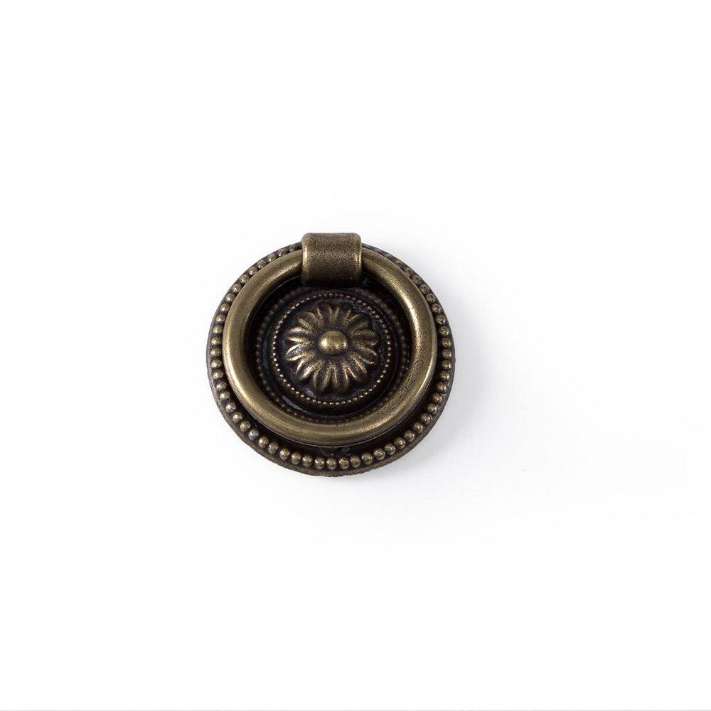 Kit 10 Puxadores Colonial Argola Ouro Velho Pz 50