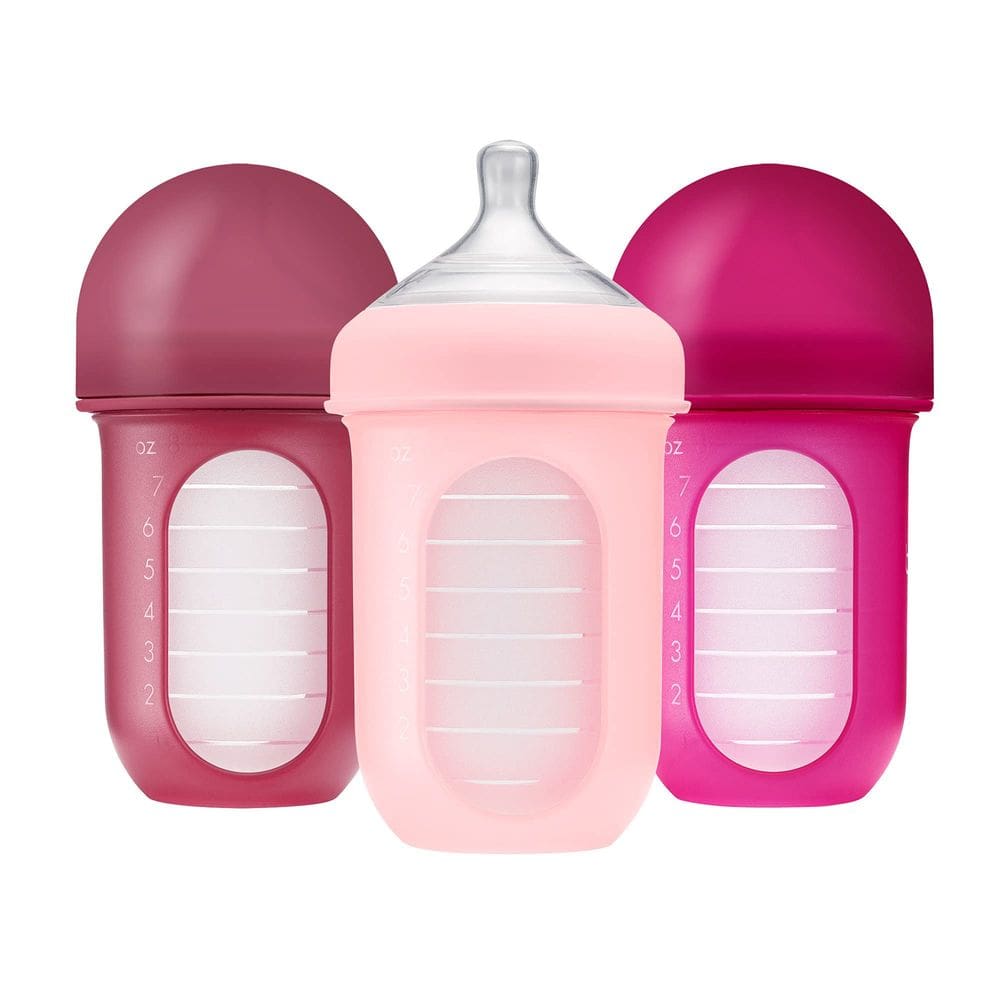 Bolsa de silicone reutilizável para mamadeira Boon Nursh 240 ml 3-6M