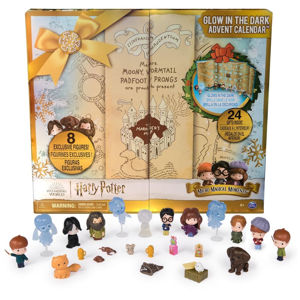 Calendário do Advento Mundo Mágico Harry Potter 2024 com 24 brinquedos