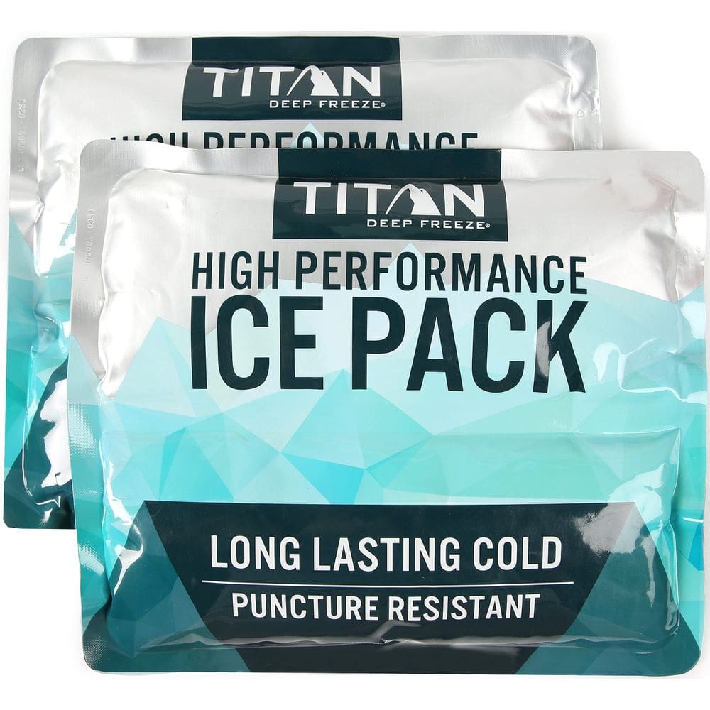 Pacote de gelo Titan Arctic Zone 600g (pacote com 2) de alto desempenho