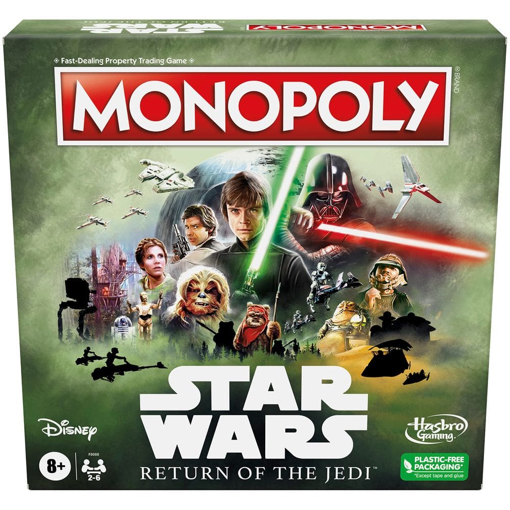 Jogo de tabuleiro Monopoly Star Wars Return of The Jedi 8+ Years