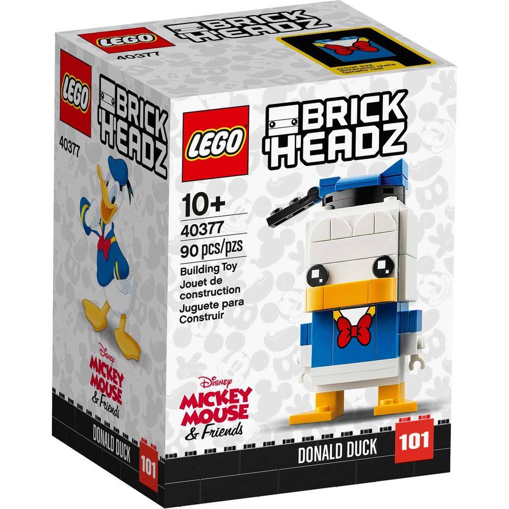 Brinquedo de construção LEGO Brick Headz Donald Duck 40377 90 unidades