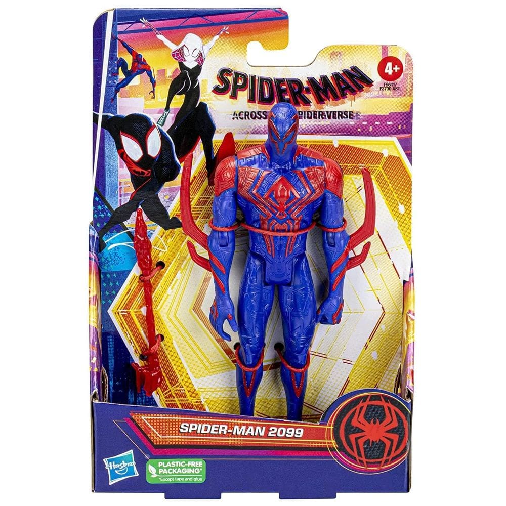 Boneco de ação Marvel Spider-Man 2099 em todo o Spider-Verse