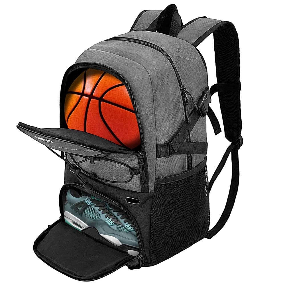 Mochila de basquete DAFISKY com compartimentos para bolas e sapatos