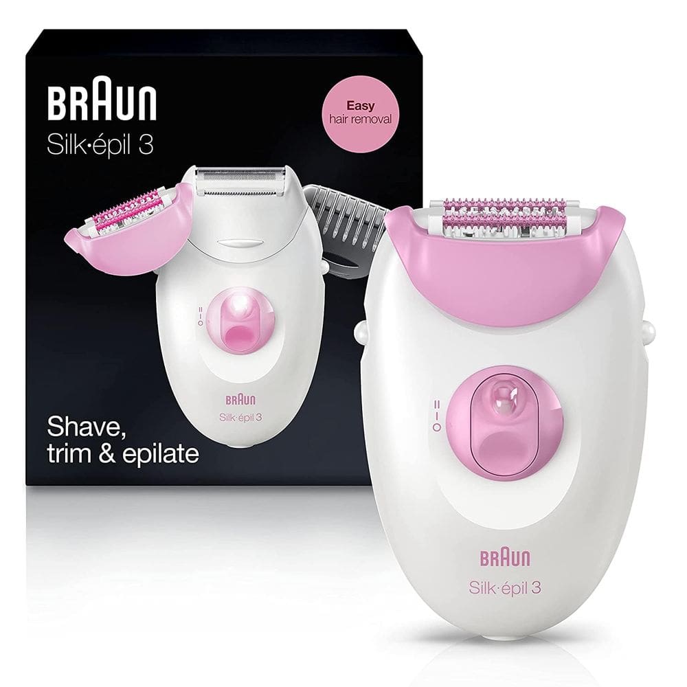 Depiladora Braun Silk-epil 3 3-270 para mulheres com barbeador e aparador