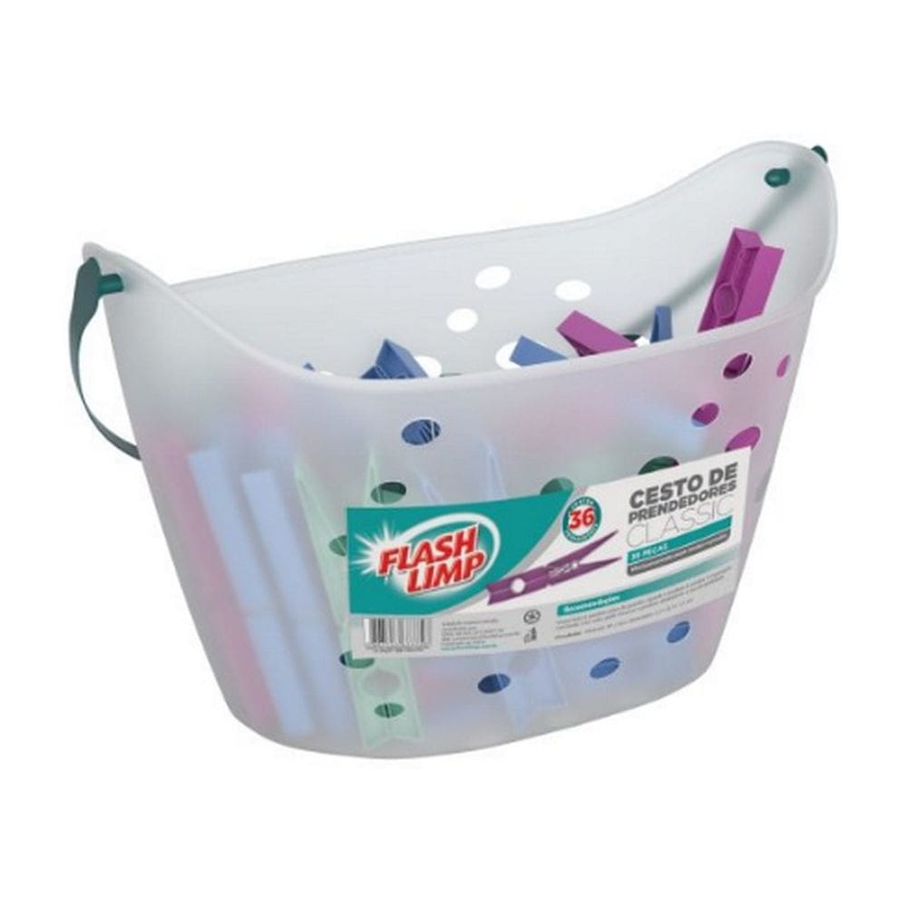 Prendedores Flash Limp Classic - Conjunto 36 Unds.