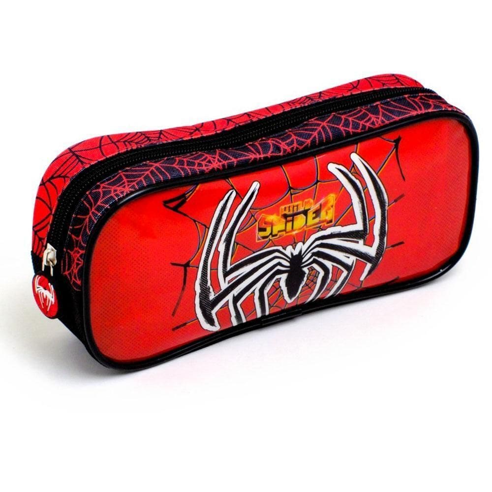 Estojo 3 Divisórias Retangular Wild Spider Kit
