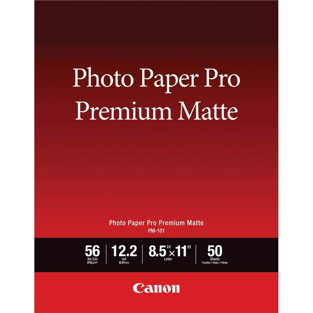 Papel fotográfico Canon PM-101 Pro Premium Matte A4 (21x29,7 cm)