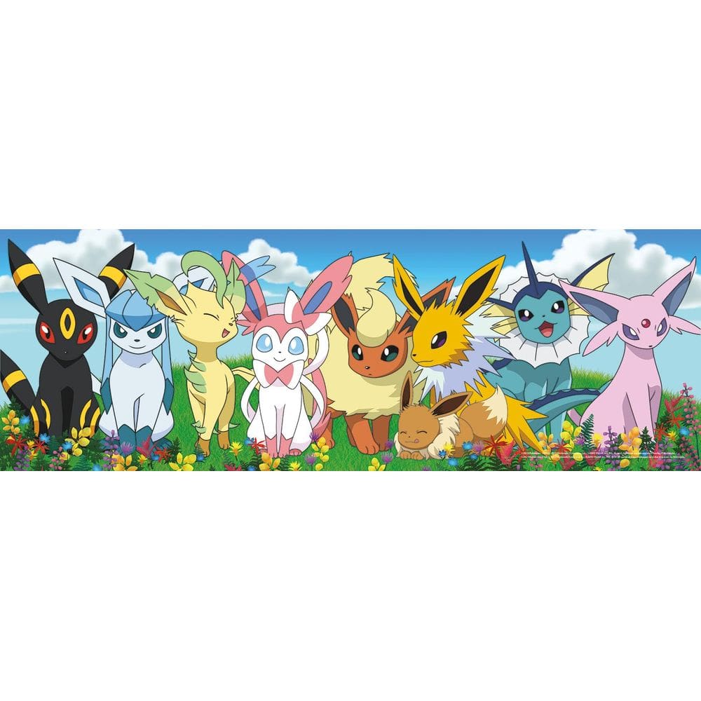 Quebra-cabeça Buffalo Games Pokémon Eevee Montage 1000 unidades