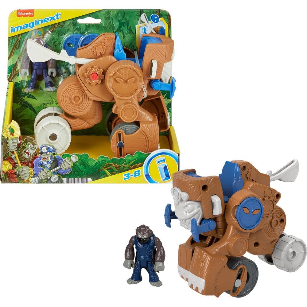 Toy Fisher-Price Imaginext Monkey Catapult Launcher há mais de 3 anos