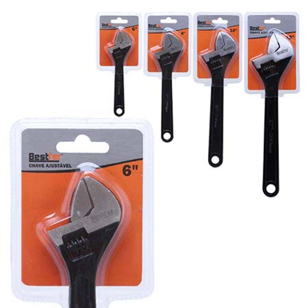 Chave Ajustavel Aço Niquelado 6 Polegadas (150mm) BESTFER BFH0048